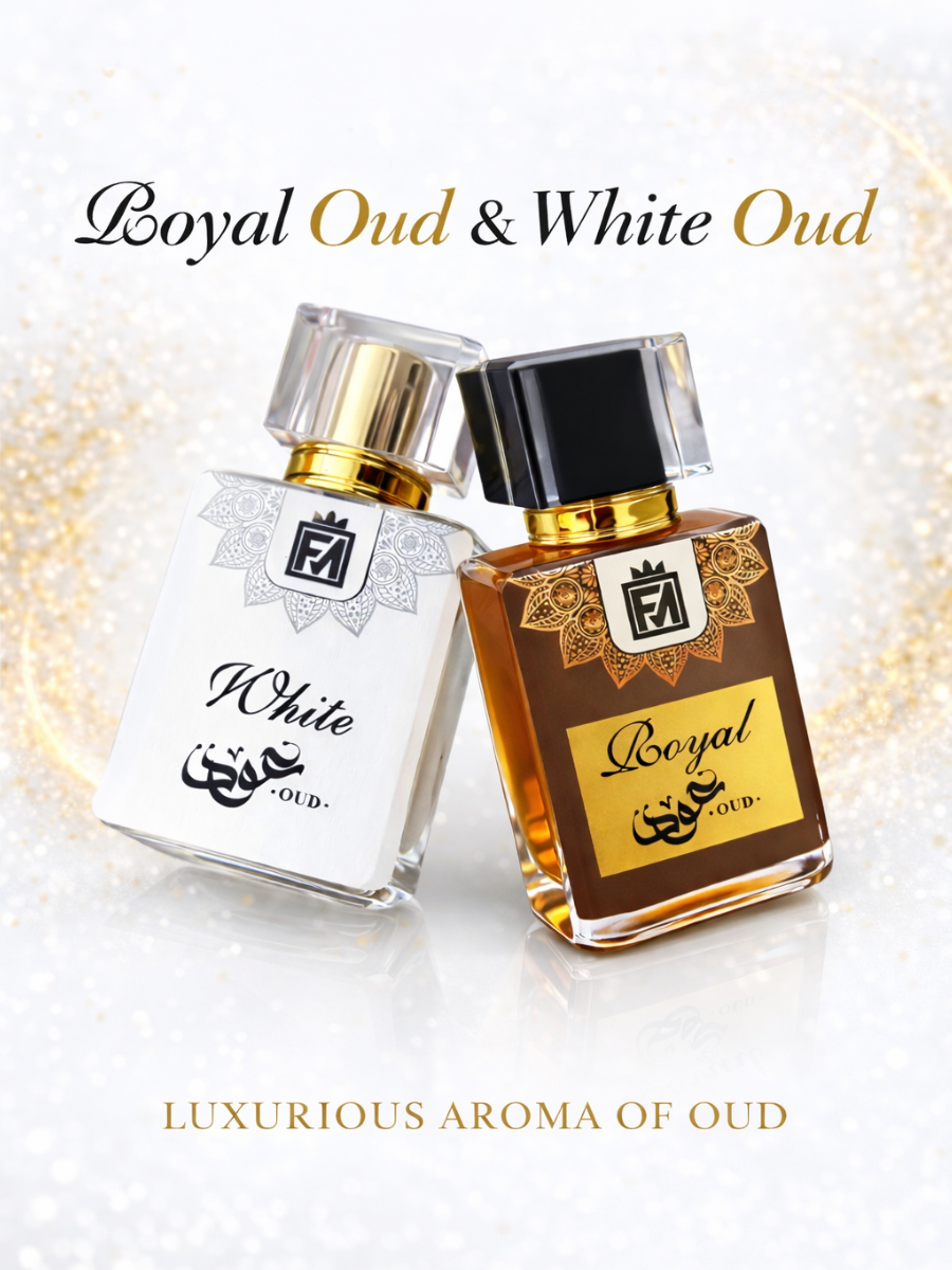 Pack of 2 Royal Oud & White oud( Made in KSA)
