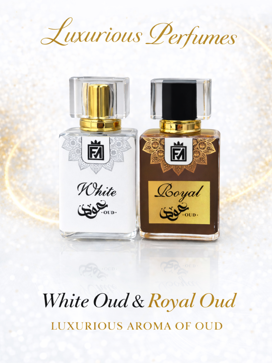 Pack of 2 Royal Oud & White oud( Made in KSA)