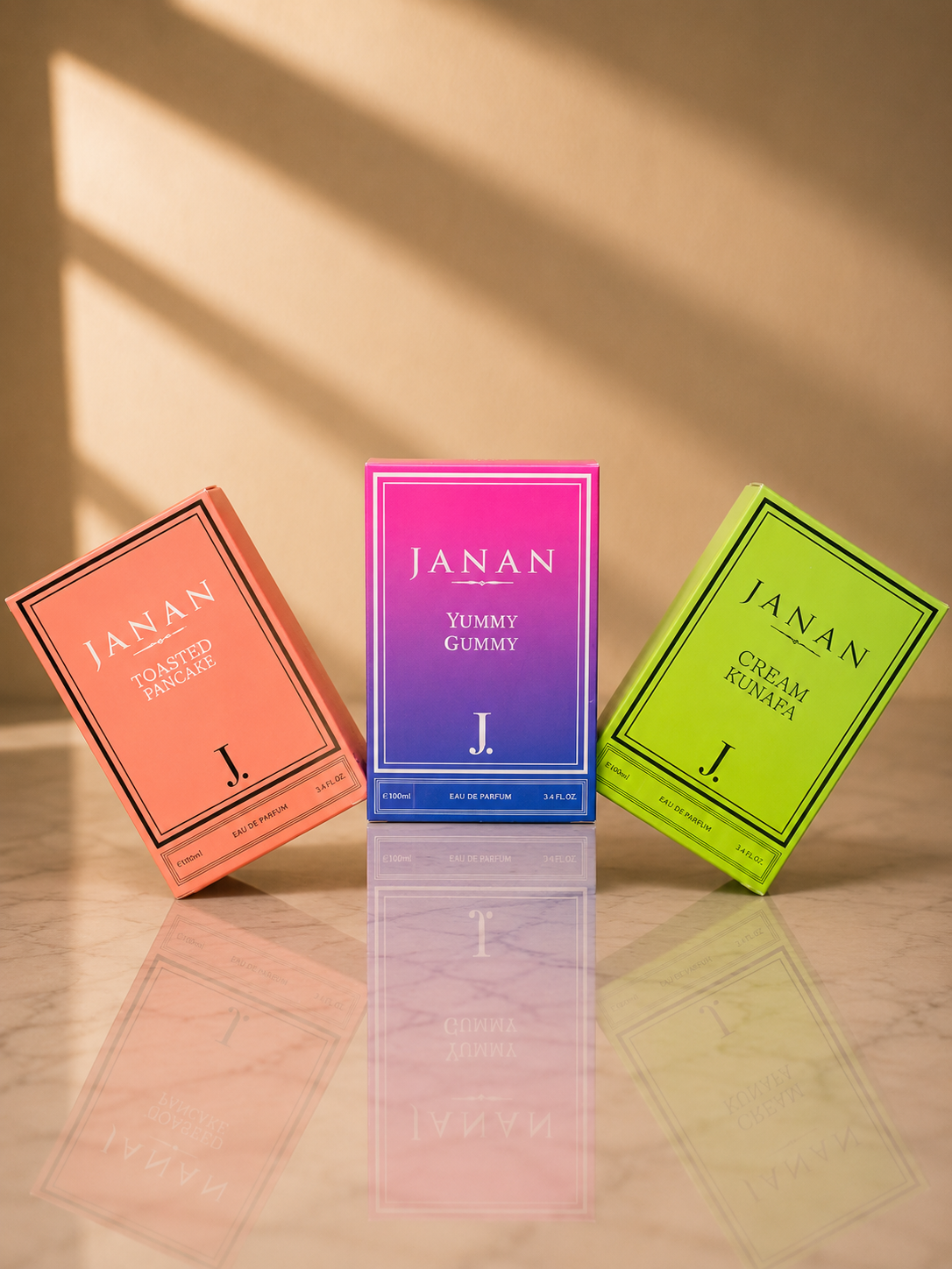 Pack of 3 100ML Janan series( Cream Kunafa, Dolice LATTE, Yummy Gummy)