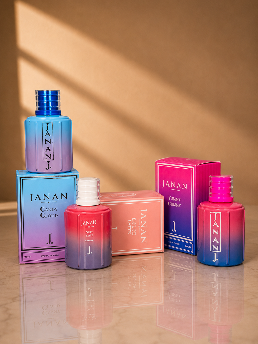 Pack of 3 JANAN( candy Cloud, Toasted Pancake, Yummy Gummy)100ML